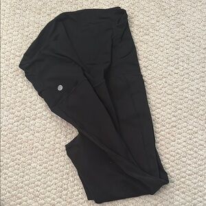 Black Maternity Leggings by Zella
